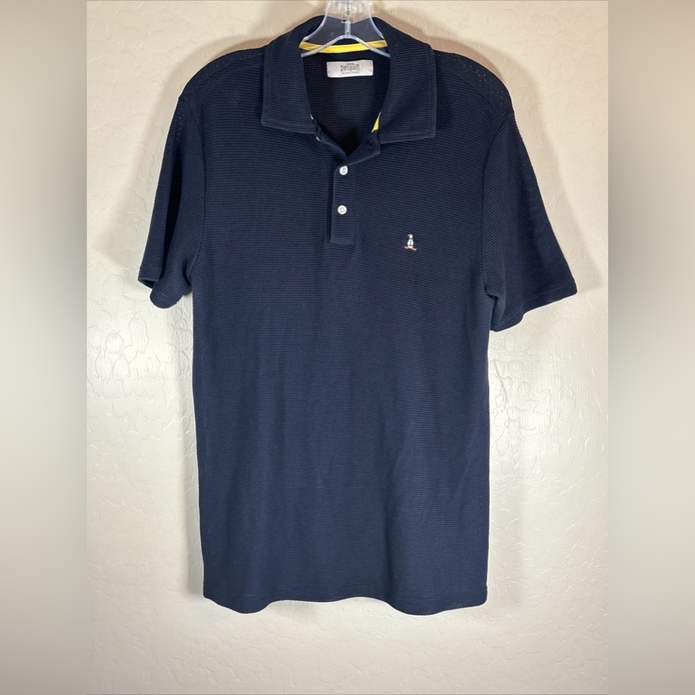 Penguin Shirt VTG 80s Munsingwear Black Mesh polo Shirt Sz XL ?  Disco EUC